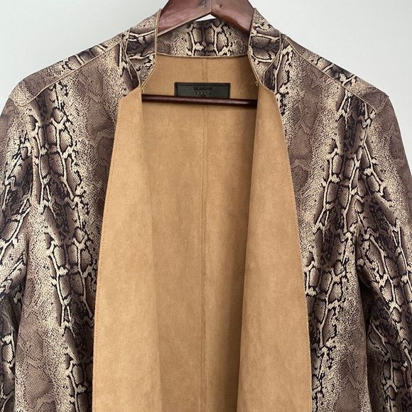 Anthropologie: Blank NYC Snake Charmer Snake Print Jacket - Picture 10 of 11